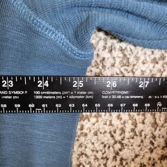 Tailor Vintage Mens XXL Long Sleeve Crew Neck Pullover Base Layer Blue Casual
