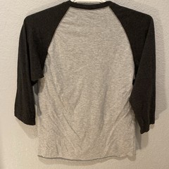 LAT 3/4 Sleeve Men’s Shirt Size M Body Black And Gray. #R