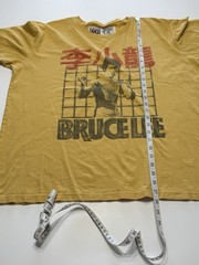 Bruce Lee Roots Of Fight T Shirt XXL 2XL 100% Cotton Yellow 146004
