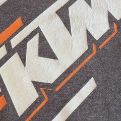 KTM FOX RACING Shirt Long Sleeve Large KTM Motocross Grey Dirt Bike