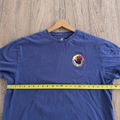 Body Glove BG Navy Tie Dye Graphic Logo Vintage Style Tshirt Shirt XL