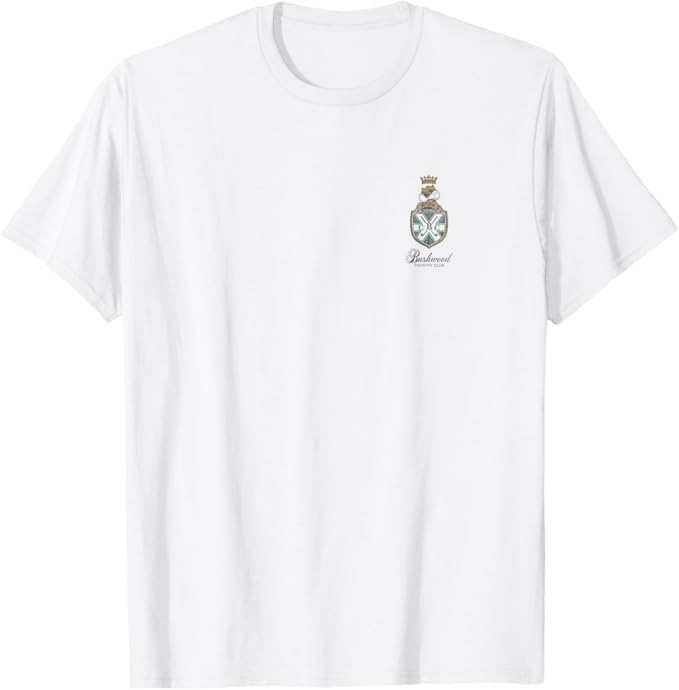 Caddyshack Some People Retro Country Club Front and Black T-shirt