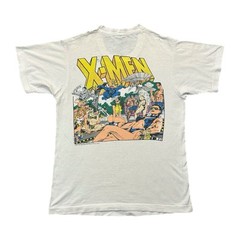 Vintage 90s Marvel Comics X-Men Pool Party Shirt Sz L Thrashed Single Stitch