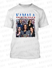 Kamala Harris 2024 The Many Faces Tee Shirt President Pro Club Shaka RTP Tshirt