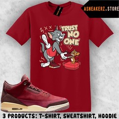 Shirt Match AJ 3 Bin23 Bin 23 2026 Sneaker Matching Tee Trust No One Cat Mouse