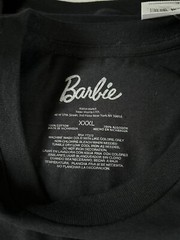 Barbie Mens Black Logo ShortSleeve Crewneck Graphic T- shirt Size 3XL (54-56)NWT