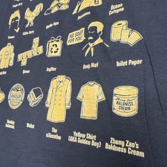 The ABC’s of Seinfeld Tshirt (Size Large) Black Gildan 90s TV Show