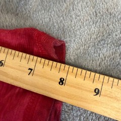 MBX Denim Wear Mens Red Slub Knit V-Neck T-Shirt 100% Cotton Large RN 75670