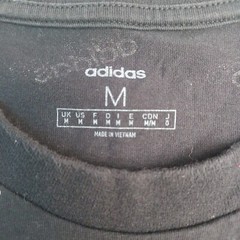 Adidas Shirt Medium Adult Black And White All Logo Short Sleeve Tee