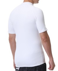 Men’s Compression Mock Turtleneck Short Sleeve Shirts High Neck Quickly Dry W…