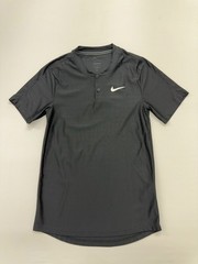 Nike Men Dri-FIT Dark Gray Polo Size M Regular Fit Moisture Wicking