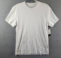 The Men’s Store at Bloomingdale’s Supima Cotton Tee S White Crew Neck Pullover
