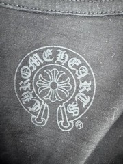 Chrome Hearts Horseshoe Logo Pocket Pullover Short Sleeve T-Shirt Black Mens S
