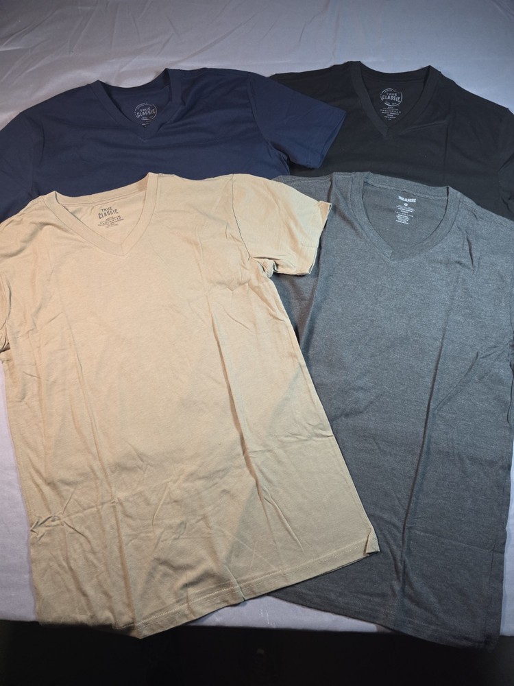 True Classic V Neck 4 pack variety medium