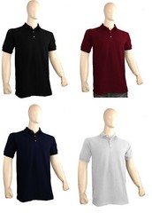 Styllion Big and Tall – Men’s Jersey Polo Shirts – Heavy Weight – Collar – PJSS