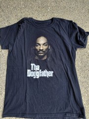 Snoop Dogg The Doggfather T-shirt Black Men’s M Dog Death Row Records 382