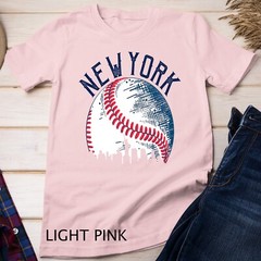 Vintage Downtown New York City Skyline Baseball Lover Gift Unisex T-shirt