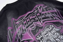 Hell Vintage star T-Shirt Girl Washed Water Made Old Style Short Sleeve T-shirt