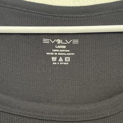 Y2K Evolve Mens Size Large Stretch Sleeveless Undershirt Tank Black
