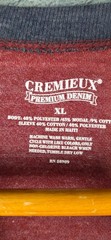 NWT Cremieux Raglan Shirt M Men’s Gray/Red Long Sleeve Baseball Tee