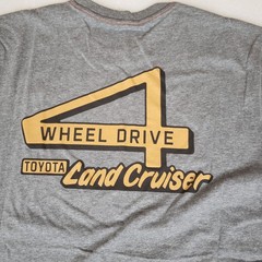NWT Howler Men’s Medium Toyota Land Cruiser T Shirt Gray Limited Edition Hiking