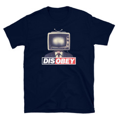 Disobey TV Head Suit Man T-Shirt – Bold Graphic Design for Trendsetters