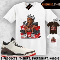 Tee Shirt Matching AJ 3 World’s Best Dad 2026 Match Sneaker MJ Sneakerhead King