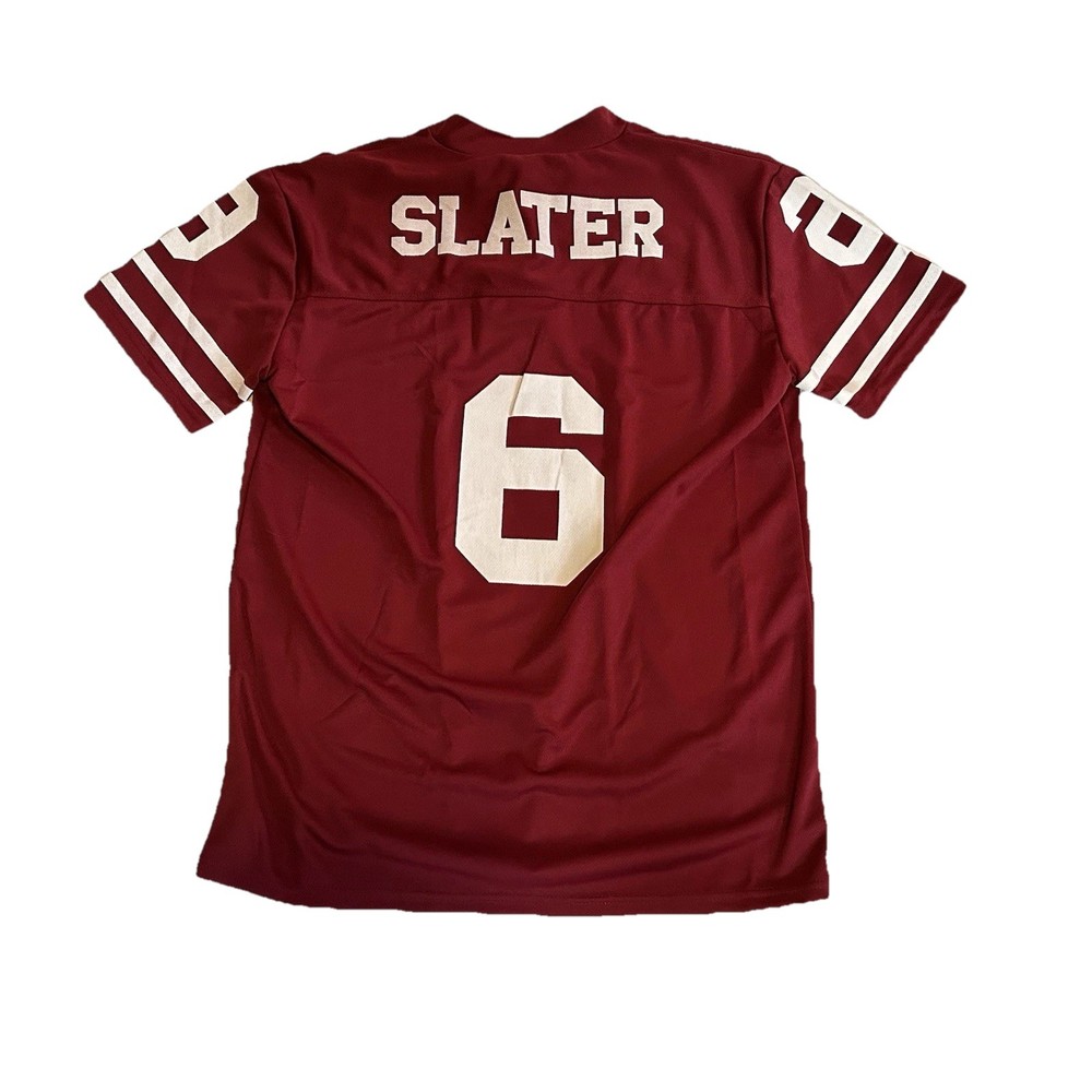 Saved By The Bell AC Slater Bayside Tigers Football Jersey #6 Men’s Medium NWT