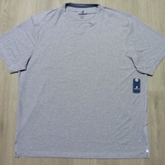 JOHNNIE O Mens XL COURSE T SHIRT PERFORMANCE GOLF SHORT SLEEVE SEAL GREY
