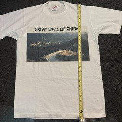 The Great Wall Of China T-Shirt White Size Medium Jerseys Vintage Single Stitch