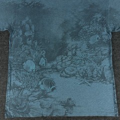 Vintage Nature Shirt Men’s XL Blue Sea Turtles All Over Print Graphic Tee 1994