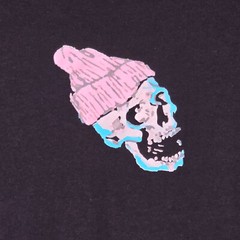 Skater Skeleton Mens XL Black Casual Streetwear Surfer Horror Space NWT