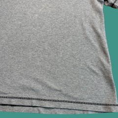 Ariat Henley Shirt XL Mens Gray Waffle Knit Western Ranch Casual Workwear