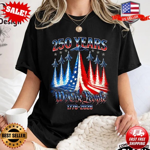 America 250 Years Shirt, 4th of July USA Flag 250th Anniversary T-Shirt | S-5XL