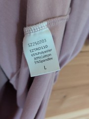 Men’s Crew Neck T-Shirt, Light Lavender, Size L, Oversized, Soft, NWOT