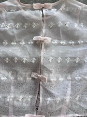 Women’s Vintage Waist Lace Blouse Bows Lightweight 60s 70s