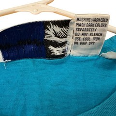 Vintage 1989 Pierre Cardin Regatta Graphic Race Blue T-Shirt Men’s L Made in USA