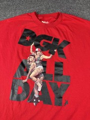 DGK Shirt Mens 2XL Red All Day Graphic Tee Skater Streetwear Urban Skate