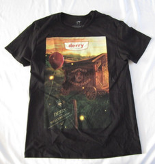 New W/ Defect Chapter 2 “IT” Derry is Calling” Pennywise Black TShirt Sz M