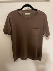 Imogene + Willie Men’s Brown Knit Pocket Tee