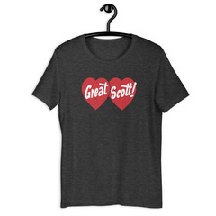 (Dark heather) Great Scott Grocery Retro Short-Sleeve Unisex T-Shirt HOT ITEM