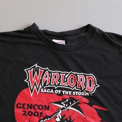 Warlord Gencon 2001 T Shirt Warlord Saga Storm Game Festival Show Convention