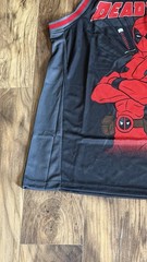 Marvel Deadpool Black Men’s Size Large Active Sleeveless Tank Top
