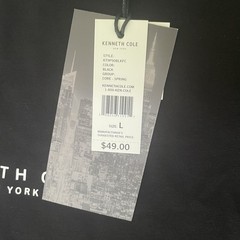 Kenneth Cole T-shirt men large Black | The Core Edit Collection
