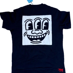 NEW Keith Haring x Shoe Palace Black Graphic T-Shirt 100% Cotton Men’s Size Med