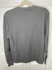 Buck Mason Vintage Thermal Surplus Tee Faded Black Grey L/S Men’s M NEW FLAWED