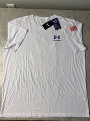 Under Armour UA Men’s NEW Freedom Flag Cotton Loose Fit Graphic T-Shirt 3 XL