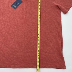 Roundtree & Yorke T Shirt Men’s Large Orange Cotton Soft Summer Beach Outdoor