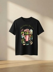 Plant Kindness Grow Love Cute Spring Gardening Positive Quote Tee