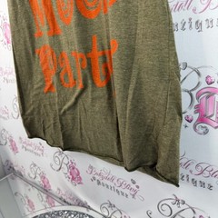 Triple T full moon party tank top orange Olive Green Tank Top Thailand party